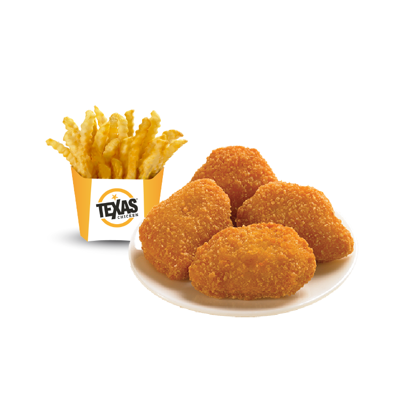 4 Pieces Nuggets Meal