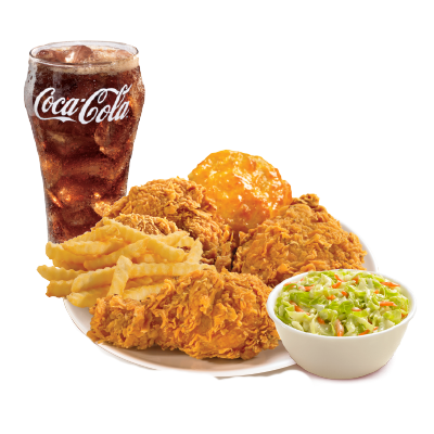 3 pieces chicken meal
