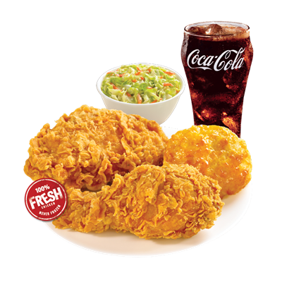 2PC Chicken Combo (Original or Spicier Spicy)
