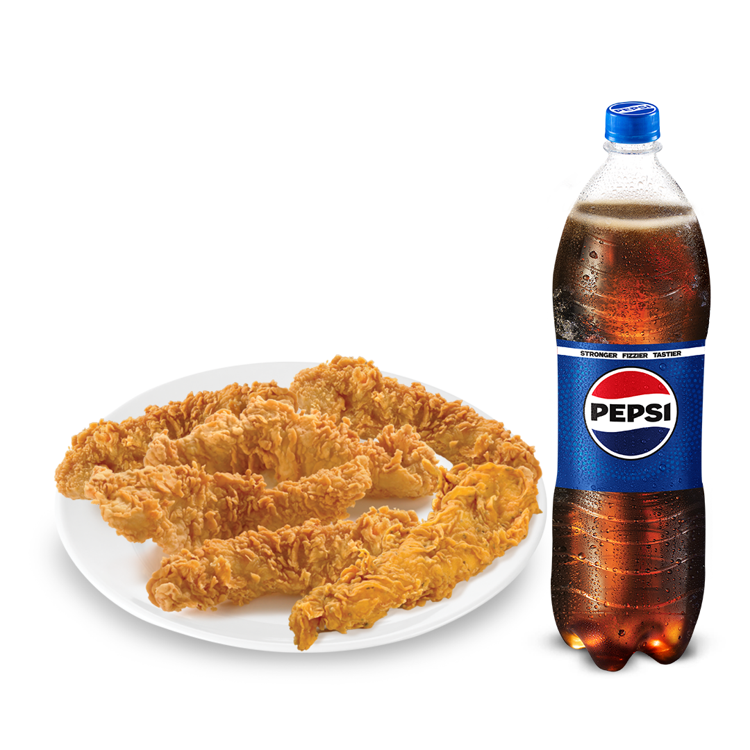 Texas Chicken™ 6 Pcs Tenders with 1.5 Litter drink