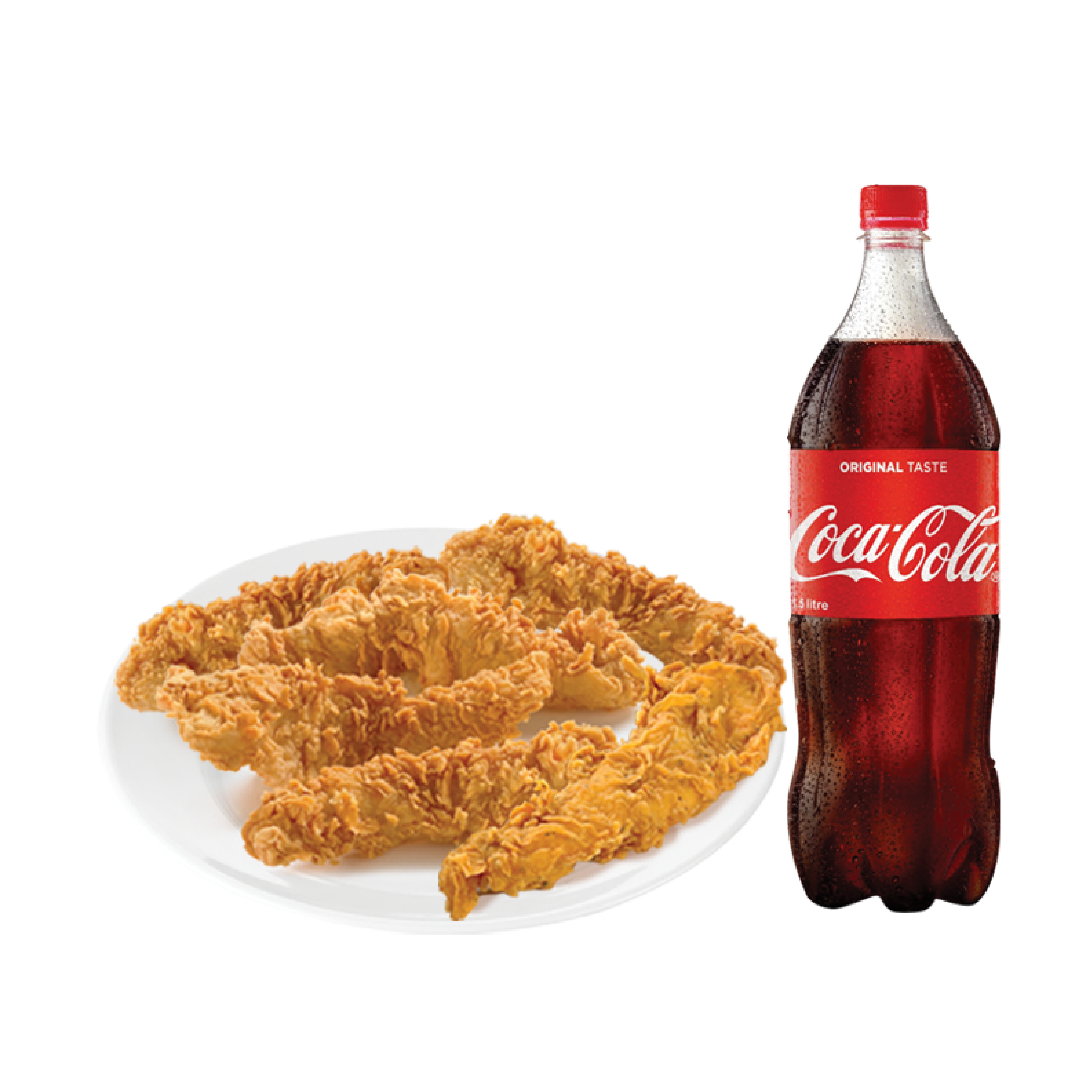 6 Pcs Tenders with 1.5 Litter drink