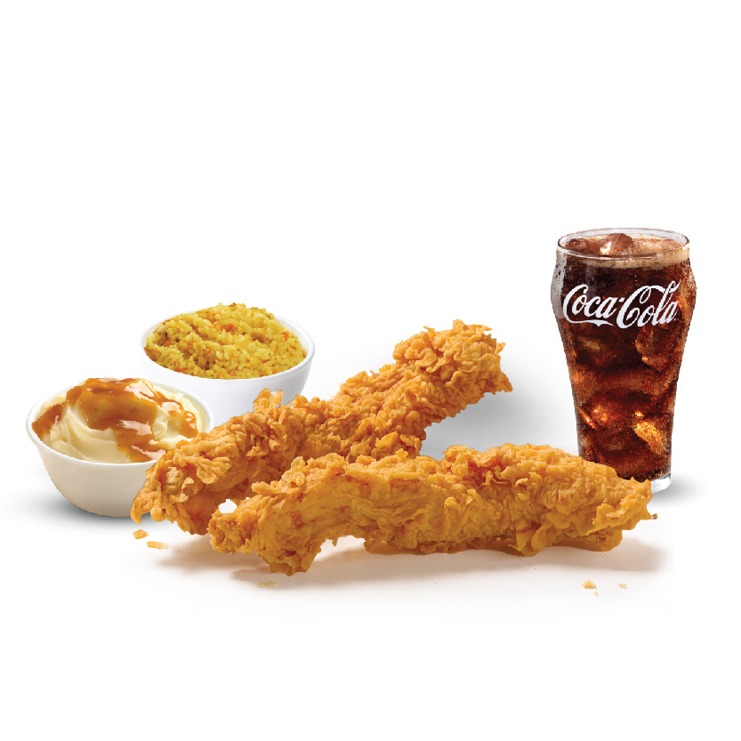 Texas Chicken™ 2 pieces Chicken Tenders Meal with Mashed Potatoes