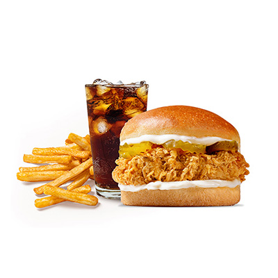 Texan Chicken Sandwich Meal (Regular)