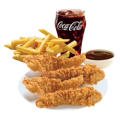 4pc Tenders Combo (Original or Spicier Spicy)