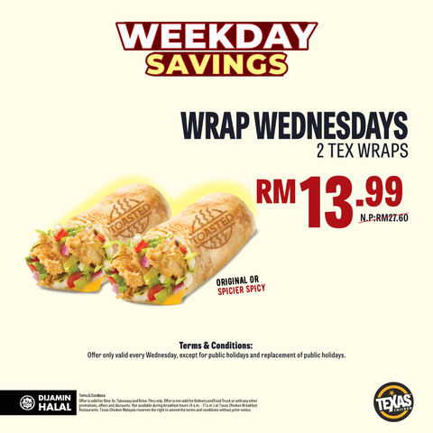 WRAP WEDNESDAYS 2 TEX WRAPS