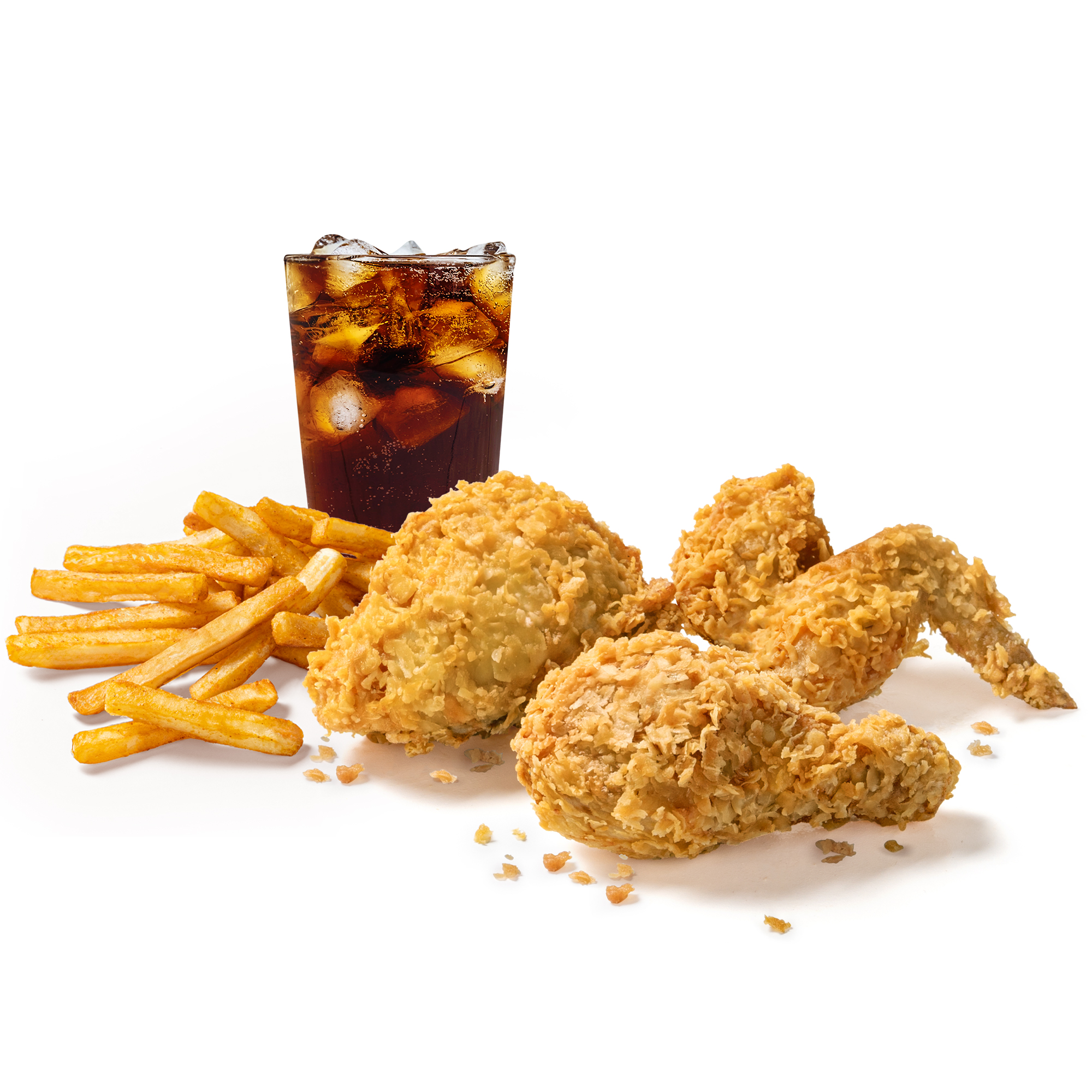 3 Pc Chicken Meal (Regular)