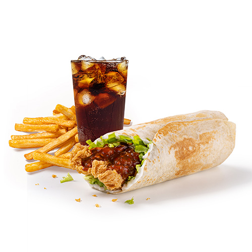 Texas BBQ Wrap Meal (Regular)