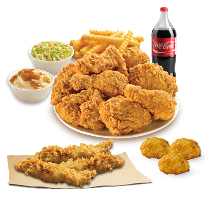 6 Pieces Chicken & 3 Pieces Tenders